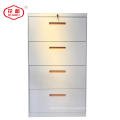 Office lateral 4 drawer metal file cabinet